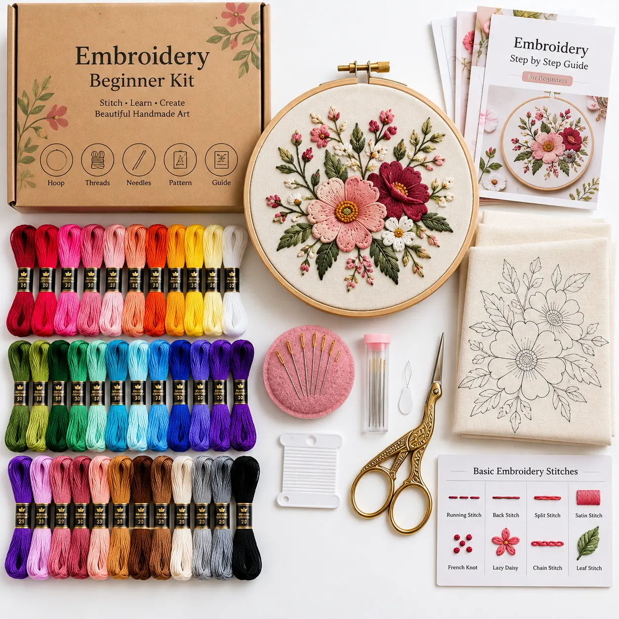Beginner Embroidery Kit