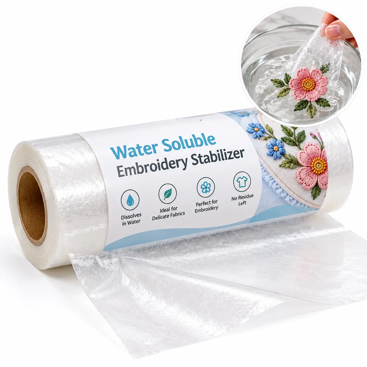 Water Soluble Embroidery Stabilizer